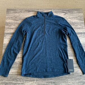 Lululemon Surge Warm 1/2 Zip Pullover in Heathered Navy / Medium